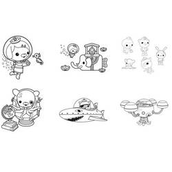 Dibujo para colorear: Octonauts (Dibujos Animados y Series Animadas) #40592 - Dibujos para Colorear e Imprimir Gratis