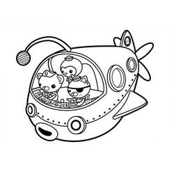Dibujo para colorear: Octonauts (Dibujos Animados y Series Animadas) #40602 - Dibujos para Colorear e Imprimir Gratis