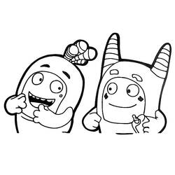 Dibujo para colorear: Oddbods (Dibujos Animados y Series Animadas) #186496 - Dibujos para Colorear e Imprimir Gratis