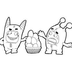 Dibujo para colorear: Oddbods (Dibujos Animados y Series Animadas) #186499 - Dibujos para Colorear e Imprimir Gratis
