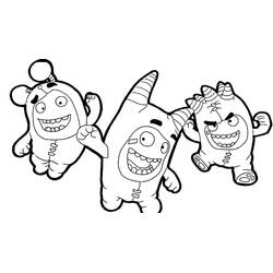 Dibujos para colorear: Oddbods - Dibujos para Colorear e Imprimir Gratis