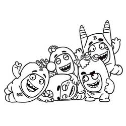 Dibujo para colorear: Oddbods (Dibujos Animados y Series Animadas) #186502 - Dibujos para Colorear e Imprimir Gratis