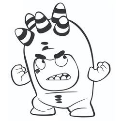 Dibujo para colorear: Oddbods (Dibujos Animados y Series Animadas) #186509 - Dibujos para Colorear e Imprimir Gratis