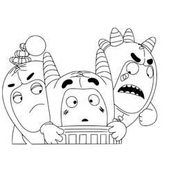 Dibujo para colorear: Oddbods (Dibujos Animados y Series Animadas) #186511 - Dibujos para Colorear e Imprimir Gratis