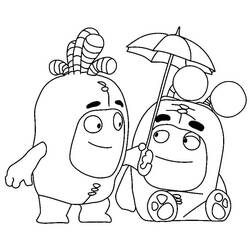 Dibujo para colorear: Oddbods (Dibujos Animados y Series Animadas) #186514 - Dibujos para Colorear e Imprimir Gratis