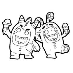 Dibujo para colorear: Oddbods (Dibujos Animados y Series Animadas) #186518 - Dibujos para Colorear e Imprimir Gratis