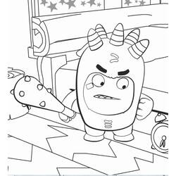 Dibujo para colorear: Oddbods (Dibujos Animados y Series Animadas) #186519 - Dibujos para Colorear e Imprimir Gratis