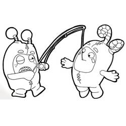 Dibujo para colorear: Oddbods (Dibujos Animados y Series Animadas) #186527 - Dibujos para Colorear e Imprimir Gratis