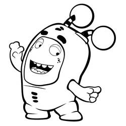 Dibujo para colorear: Oddbods (Dibujos Animados y Series Animadas) #186528 - Dibujos para Colorear e Imprimir Gratis