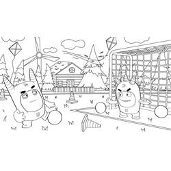 Dibujo para colorear: Oddbods (Dibujos Animados y Series Animadas) #186532 - Dibujos para Colorear e Imprimir Gratis