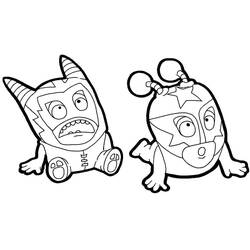 Dibujo para colorear: Oddbods (Dibujos Animados y Series Animadas) #186533 - Dibujos para Colorear e Imprimir Gratis
