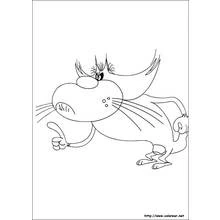 Dibujo Oggy y the Cockroaches (Dibujos Animados y Series Animadas) #37883 para imprimir y colorear