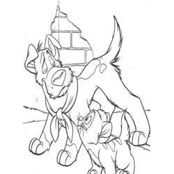 Dibujo para colorear: Oliver y cie (Dibujos Animados y Series Animadas) #133681 - Dibujos para Colorear e Imprimir Gratis