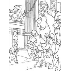 Dibujo para colorear: Oliver y cie (Dibujos Animados y Series Animadas) #133686 - Dibujos para Colorear e Imprimir Gratis