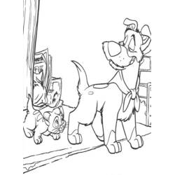 Dibujo para colorear: Oliver y cie (Dibujos Animados y Series Animadas) #133701 - Dibujos para Colorear e Imprimir Gratis