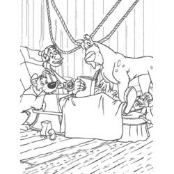 Dibujo para colorear: Oliver y cie (Dibujos Animados y Series Animadas) #133709 - Dibujos para Colorear e Imprimir Gratis