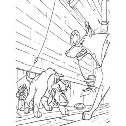 Dibujo para colorear: Oliver y cie (Dibujos Animados y Series Animadas) #133713 - Dibujos para Colorear e Imprimir Gratis