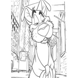 Dibujo para colorear: Oliver y cie (Dibujos Animados y Series Animadas) #133740 - Dibujos para Colorear e Imprimir Gratis