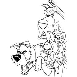 Dibujo para colorear: Oliver y cie (Dibujos Animados y Series Animadas) #214616 - Dibujos para Colorear e Imprimir Gratis