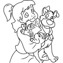Dibujo para colorear: Oliver y cie (Dibujos Animados y Series Animadas) #214627 - Dibujos para Colorear e Imprimir Gratis