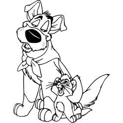 Dibujo para colorear: Oliver y cie (Dibujos Animados y Series Animadas) #214629 - Dibujos para Colorear e Imprimir Gratis