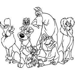 Dibujo para colorear: Oliver y cie (Dibujos Animados y Series Animadas) #214634 - Dibujos para Colorear e Imprimir Gratis