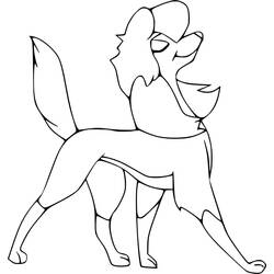 Dibujo para colorear: Oliver y cie (Dibujos Animados y Series Animadas) #214635 - Dibujos para Colorear e Imprimir Gratis