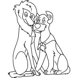 Dibujo para colorear: Oliver y cie (Dibujos Animados y Series Animadas) #214636 - Dibujos para Colorear e Imprimir Gratis