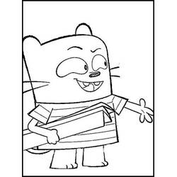 Dibujos para colorear: Ollie y Moon - Dibujos para Colorear e Imprimir Gratis