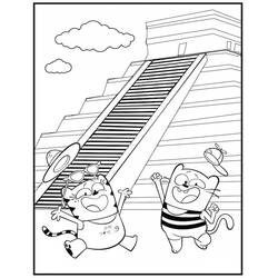 Dibujo para colorear: Ollie y Moon (Dibujos Animados y Series Animadas) #213026 - Dibujos para Colorear e Imprimir Gratis