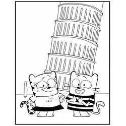 Dibujo para colorear: Ollie y Moon (Dibujos Animados y Series Animadas) #213027 - Dibujos para Colorear e Imprimir Gratis