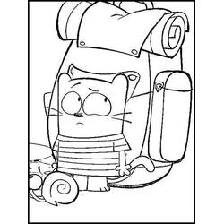 Dibujo para colorear: Ollie y Moon (Dibujos Animados y Series Animadas) #213030 - Dibujos para Colorear e Imprimir Gratis