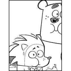 Dibujo para colorear: Ollie y Moon (Dibujos Animados y Series Animadas) #213033 - Dibujos para Colorear e Imprimir Gratis