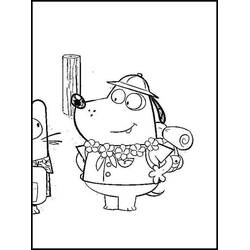 Dibujo para colorear: Ollie y Moon (Dibujos Animados y Series Animadas) #213034 - Dibujos para Colorear e Imprimir Gratis