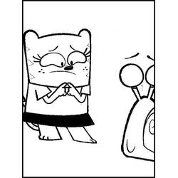 Dibujo para colorear: Ollie y Moon (Dibujos Animados y Series Animadas) #213045 - Dibujos para Colorear e Imprimir Gratis