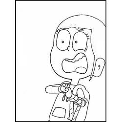 Dibujo para colorear: Oscar y Malika (Dibujos Animados y Series Animadas) #188901 - Dibujos para Colorear e Imprimir Gratis