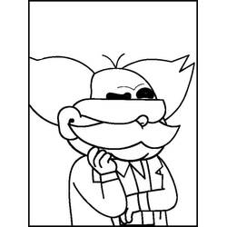 Dibujo para colorear: Oscar y Malika (Dibujos Animados y Series Animadas) #188904 - Dibujos para Colorear e Imprimir Gratis