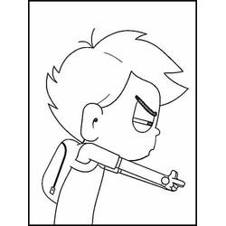Dibujo para colorear: Oscar y Malika (Dibujos Animados y Series Animadas) #188914 - Dibujos para Colorear e Imprimir Gratis