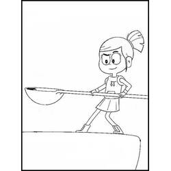 Dibujo para colorear: Oscar y Malika (Dibujos Animados y Series Animadas) #188915 - Dibujos para Colorear e Imprimir Gratis