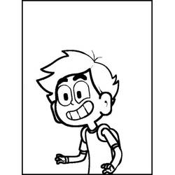Dibujo para colorear: Oscar y Malika (Dibujos Animados y Series Animadas) #188916 - Dibujos para Colorear e Imprimir Gratis