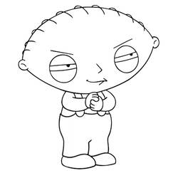 Dibujo para colorear: Padre de Familia (Dibujos Animados y Series Animadas) #48749 - Dibujos para Colorear e Imprimir Gratis