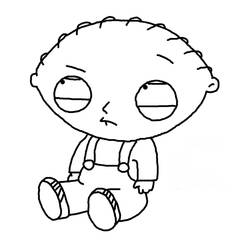 Dibujo para colorear: Padre de Familia (Dibujos Animados y Series Animadas) #48753 - Dibujos para Colorear e Imprimir Gratis