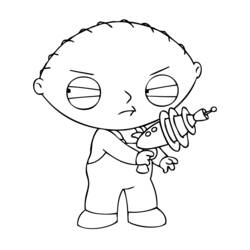 Dibujo para colorear: Padre de Familia (Dibujos Animados y Series Animadas) #48754 - Dibujos para Colorear e Imprimir Gratis