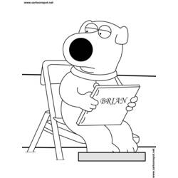 Dibujo para colorear: Padre de Familia (Dibujos Animados y Series Animadas) #48762 - Dibujos para Colorear e Imprimir Gratis