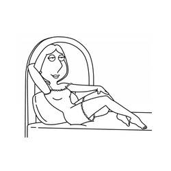 Dibujo para colorear: Padre de Familia (Dibujos Animados y Series Animadas) #48763 - Dibujos para Colorear e Imprimir Gratis