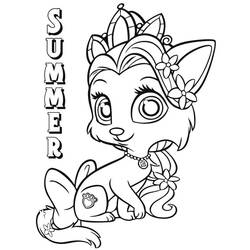 Dibujo para colorear: Palace Pets (Dibujos Animados y Series Animadas) #196345 - Dibujos para Colorear e Imprimir Gratis