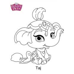 Dibujo para colorear: Palace Pets (Dibujos Animados y Series Animadas) #196348 - Dibujos para Colorear e Imprimir Gratis