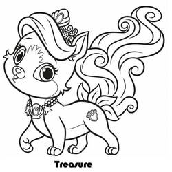 Dibujo para colorear: Palace Pets (Dibujos Animados y Series Animadas) #196363 - Dibujos para Colorear e Imprimir Gratis