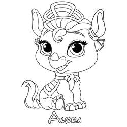 Dibujo para colorear: Palace Pets (Dibujos Animados y Series Animadas) #196364 - Dibujos para Colorear e Imprimir Gratis