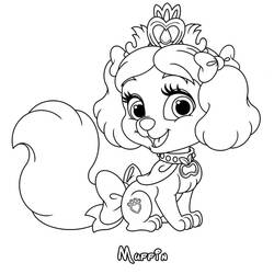 Dibujo para colorear: Palace Pets (Dibujos Animados y Series Animadas) #196376 - Dibujos para Colorear e Imprimir Gratis